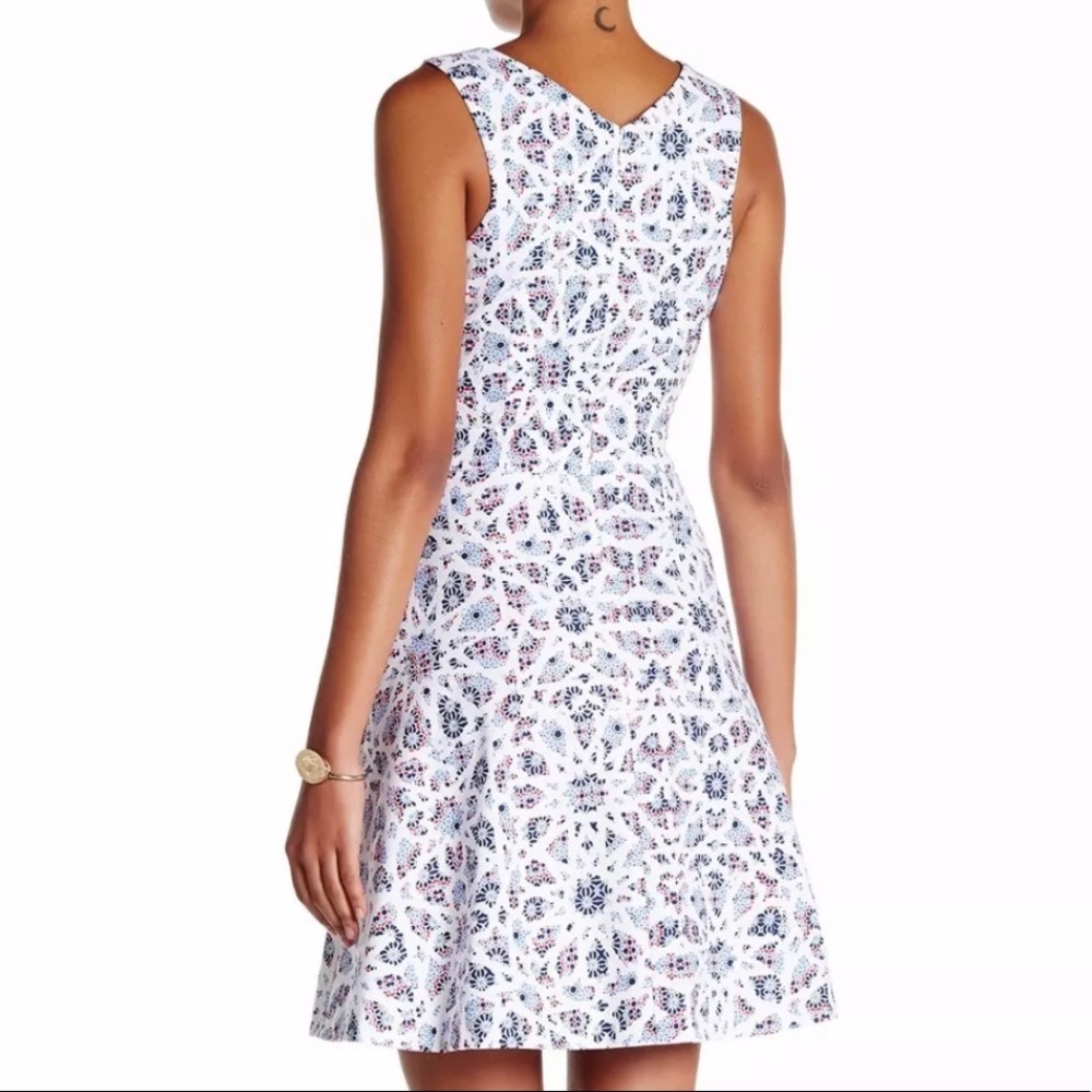 CeCe by Cynthia Steffe Eastyn Mosaic Dress XS 0 - Picture 4 of 7
